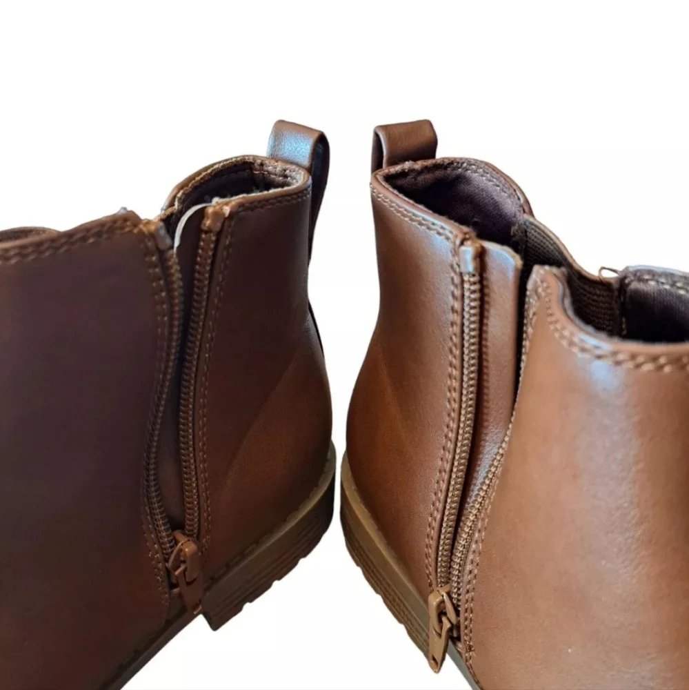 Sonoma Goods For Life Cilantro Womens‎ Size 6 Cognac Brown Ankle Bootie Boots